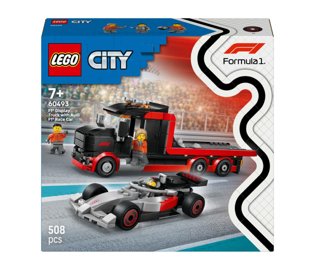 LEGO CITY 60493 Ciężarówka F1® z bolidem Audi F1® - 1489556 - zdjęcie